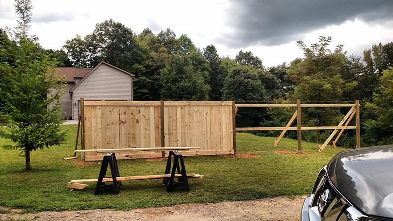 The Privacy Fence Project | SMITHERY Post & Plank