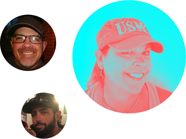 Image shows a family, happy, smiling, confident